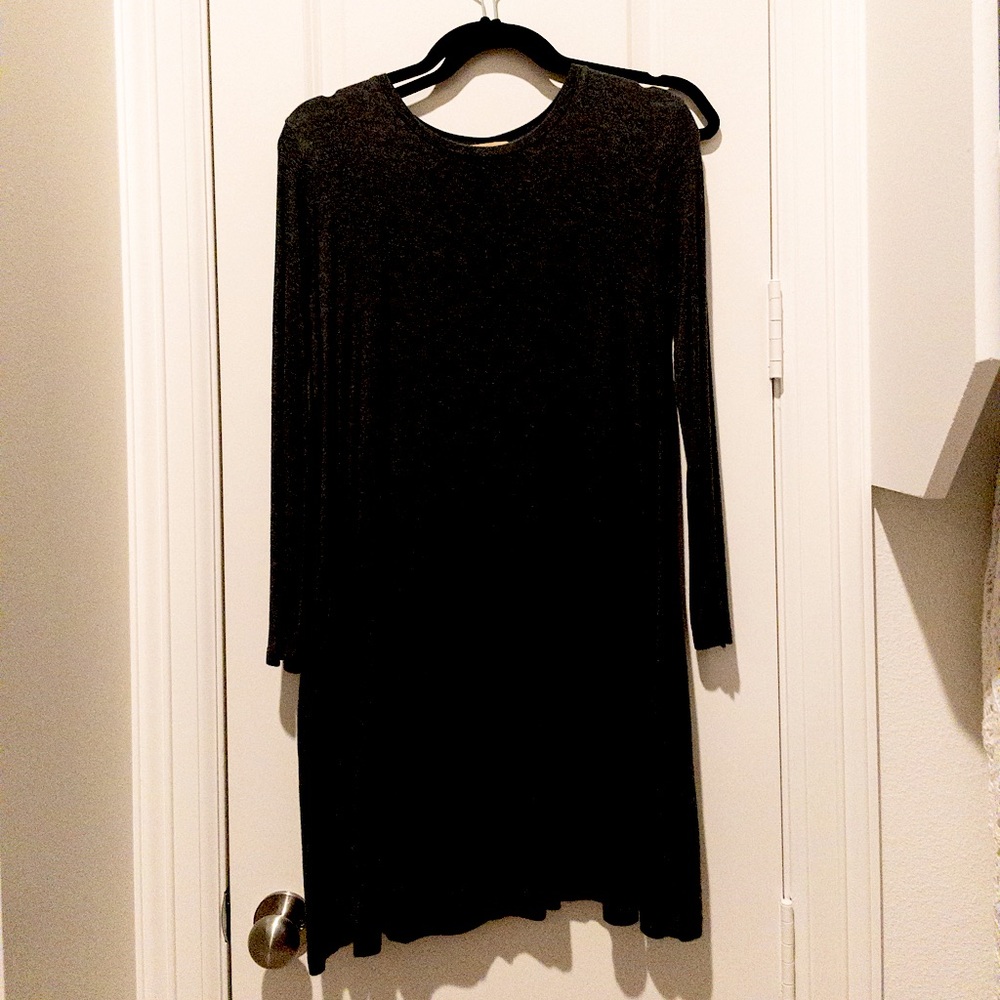 Grey t-shirt dress